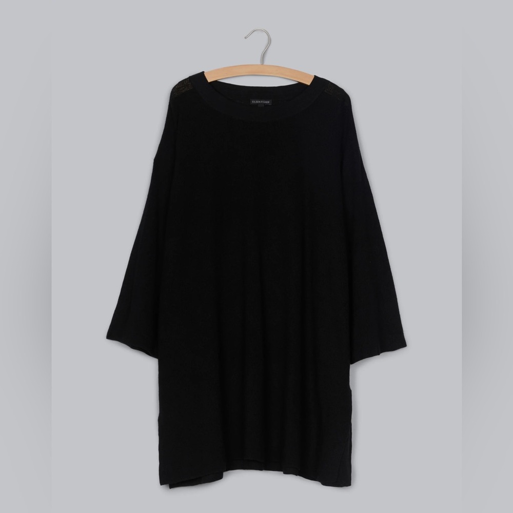 Eileen Fisher Organic Linen Crepe Stretch Tunic